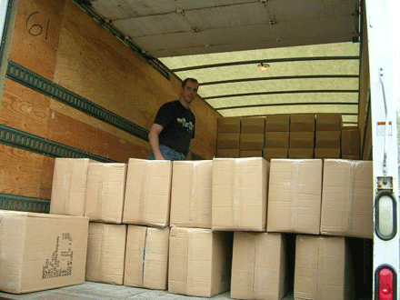 even our wonderful neighbor (and his wife) pitched in!